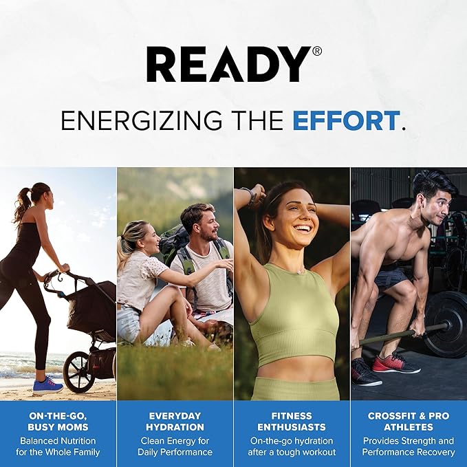 Ready® Protein Water ??20g Whey Protein Isolate, Zero Sugar, Low-Calorie Sports Drink for Hydration & Recovery ??Electrolytes, Essential Amino Acids ??Lemon Ice, 16.9 fl oz Bottles (12-Pack)