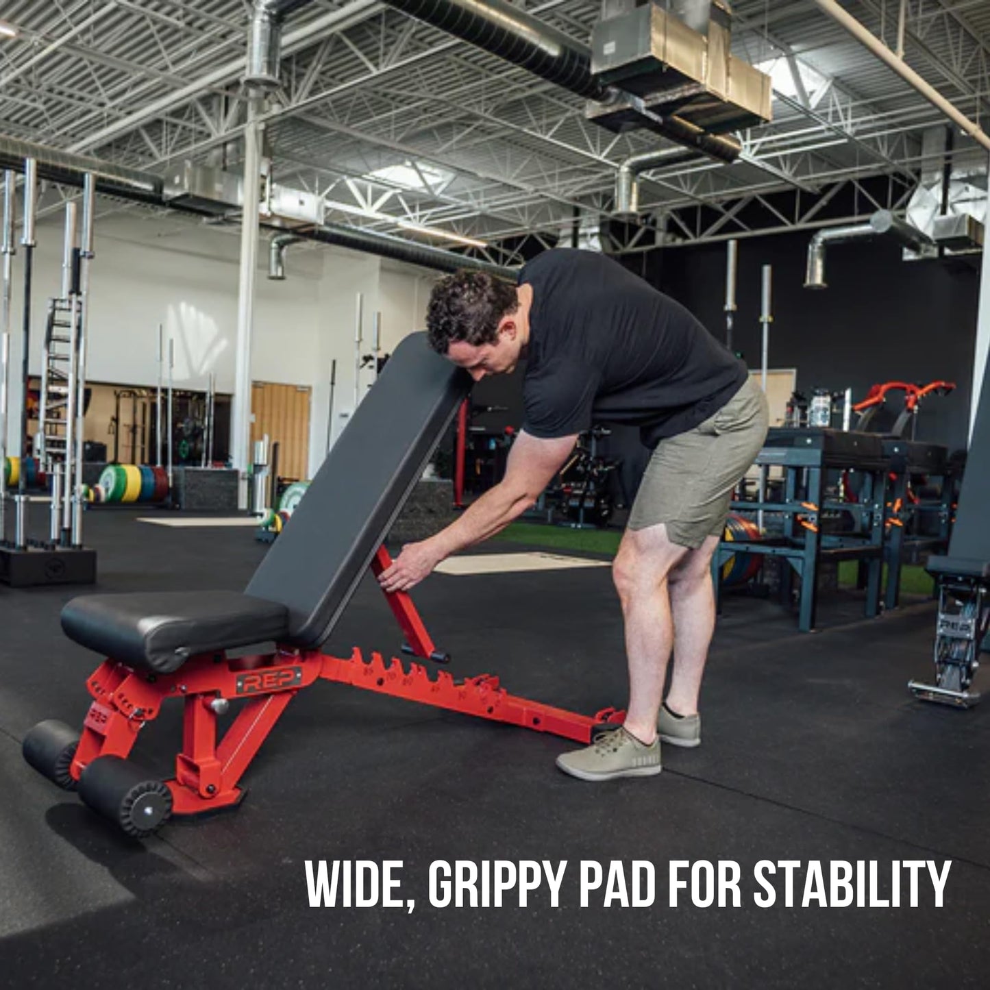 REP Foldable Incline Decline Bench | FID Platform for Home Gym | Compact Portable Fitness