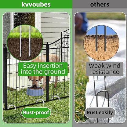 Trampoline Stakes Anchors High Wind 12inx6mm Galvanized U Hook 6pcs Rebar Stakes – Heavy Duty Ground Anchors for Trampoline,Yard & Inflatable,Landscape Metal Stakes for Outdoor Decorations