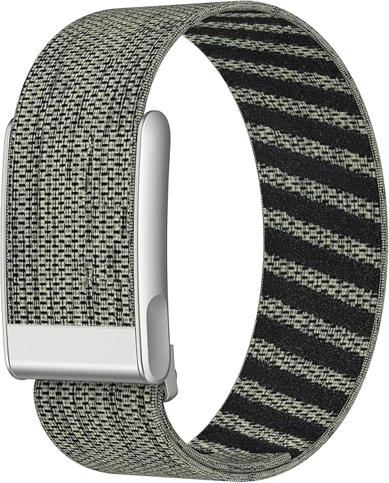 VeveXiao Stretchy Nylon Wristband Compatible with Whoop 5.0/Whoop MG Bands,Soft Stretchy Nylon Sports Loop Replacement Bands for Men Women, with Metal Frame Adjustable Connector