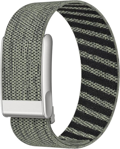 VeveXiao Stretchy Nylon Wristband Compatible with Whoop 5.0/Whoop MG Bands,Soft Stretchy Nylon Sports Loop Replacement Bands for Men Women, with Metal Frame Adjustable Connector