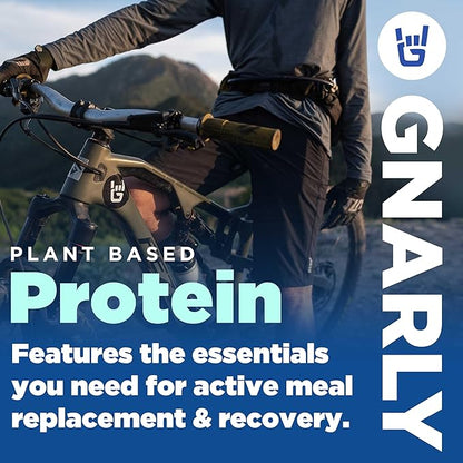 Gnarly Nutrition Vegan Plant Protein ??Chocolate Vegan Protein Powder, NSF Sport Certified ??Meal Replacement, Daily Nutritional Boost ??Lactose Free Powder ??Chocolate, 28.2 oz