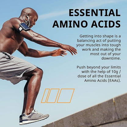 Granite Essential Amino Acids Powder for Muscle Recovery and Growth with 10g EAAs and 7g BCAAs - Soy-Free, Gluten-Free, 448g (30 Servings), Orange Creamsicle Flavor