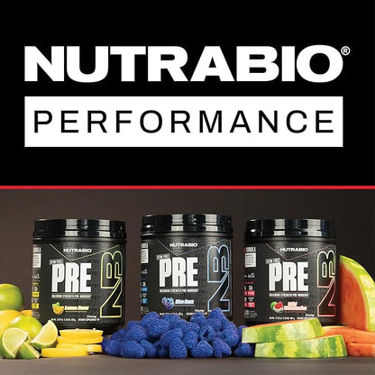 NutraBio STIM-Free PRE Workout for Men, New Formula | Laser Focus, Extreme Pumps | Performance, Endurance | 10g Citrulline, Beta Alanine, Nitrates, Nootropics, Electrolytes-20 Servings Paradise Punch