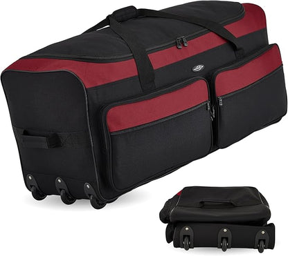 Travelers Club 36" Asgard 3-Wheel Rolling Duffel Bag