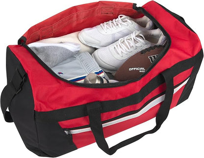 40 Liter, 22 Inch Reflective Duffle Bag with Shoulder Strap for Men, Women, Travel