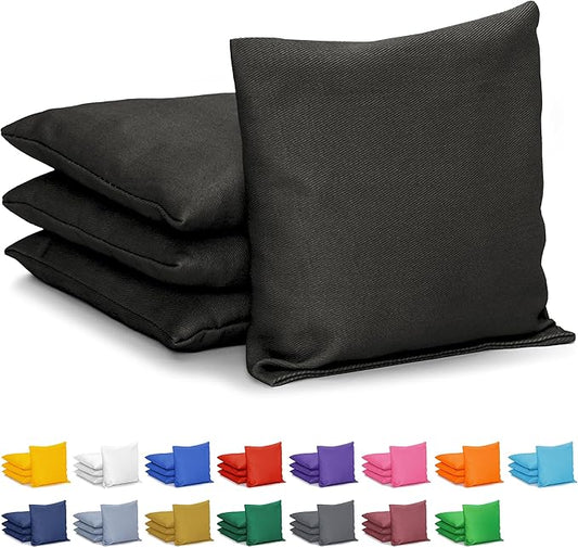 GoSports Classic Cornhole Bean Bags Set of 4-16 Colors Available - Regulation All Weather, Mix and