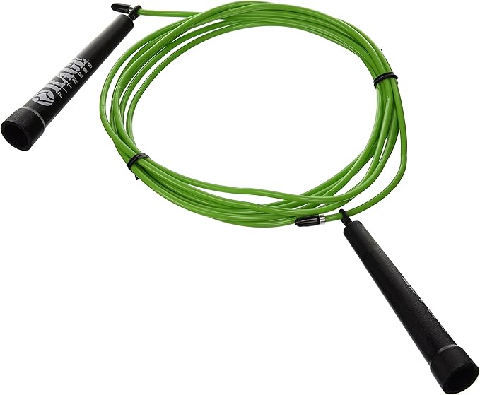 Rage Fitness R2 Jump Rope - Green PVC Training Rope with Speed Bearing Handles