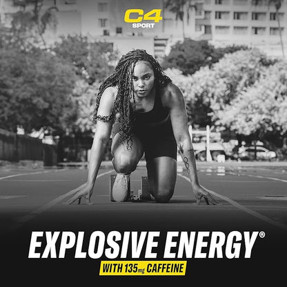 Cellucor C4 Sport Pre Workout Powder Watermelon - Pre Workout Energy with Creatine + 135mg Caffeine and Beta-Alanine Performance Blend - NSF Certified for Sport 30 Servings