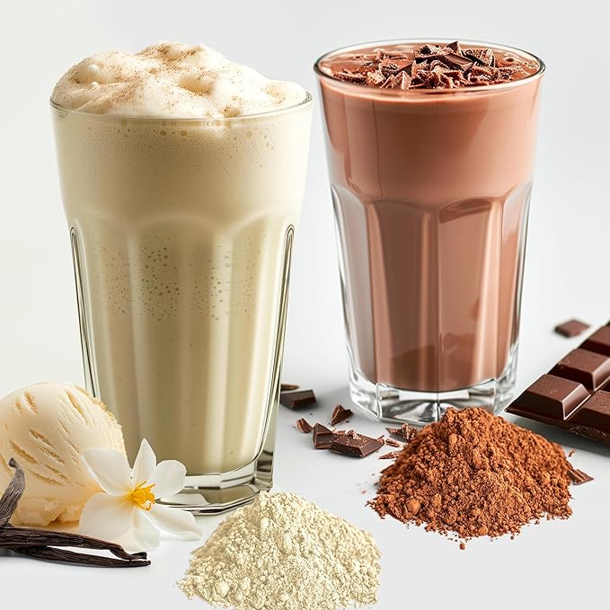 The Fittest Whole Feast Beef Protein Powder - Milk Chocolate - Grass Fed Nose to Tail Carnivore Blend Including Liver, Colostrum and Whole Bone - BCAAs - 14g Collagen, 21g Total Protein