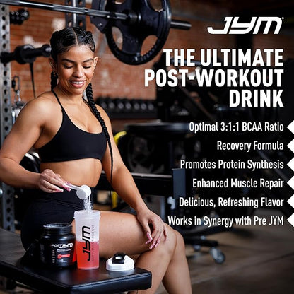 Post JYM Active Matrix - Post-Workout with BCAA's, Glutamine, Creatine HCL, Beta-Alanine, and More | JYM Supplement Science | Watermelon, 30 Servings