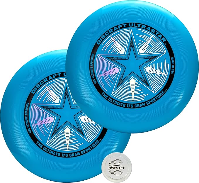 Discraft Ultrastar Ultimate Discs 1 & 2 Packs, Standard Size, for Competitive & Casual Play