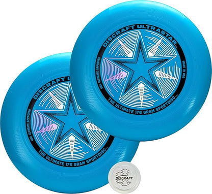 Discraft Ultrastar Ultimate Discs 1 & 2 Packs, Standard Size, for Competitive & Casual Play
