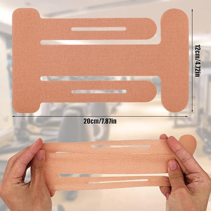 10pcs Shoulder Kinesiology Tapes, Premium Breathable Latex-Free Athletic Muscle Strips Shoulder Kinesiology Tapes Precut Strips for Home Office Fitness Sports