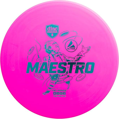 Discmania Disc Golf Starter Kit (4 Pack) | Active Line Beginner Disc Golf Set | Shogun, Maestro, Magician & Mentor | Base Plastic, Easy to Throw | Ideal Gift for New Players (Colors May Vary)