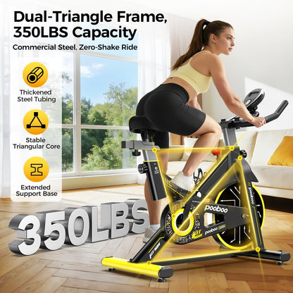 Exercise Bike,Stationary Bike for Home,Magnetic Indoor Cycling Bike