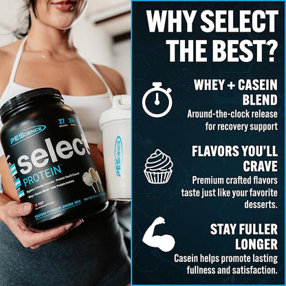 PEScience Select Protein Powder Variety Pack - 5 Flavors - 25 Servings - Protein Powder Sample Pack, Whey and Casein Blend, Keto Friendly, Gluten Free, Digestion Friendly, Amazing Taste