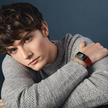 Braided Band Compatible with Fitbit Charge 6/Fitbit Charge 5, Soft Nylon Solo Loop Adjustable Replacement Wristband for Women Men