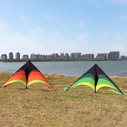 Mint's Colorful Life Delta Kite for Kids & Adults, Extremely Easy to Fly Kite, Best Kites for Beginner