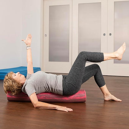 OPTP PRO-Roller Soft Density Foam Roller ??Low Density Soft Foam Roller for Physical Therapy, Pilates, Yoga Foam Roll Exercises, and Muscle Recovery - Pink 36" x 6"