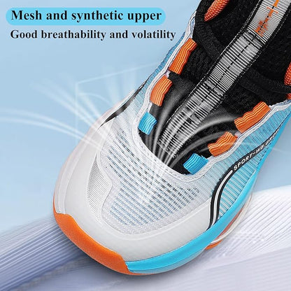 JMFCHI Kids Basketball Shoes High-top Sports Shoes Sneakers Durable Lace-up Non-Slip Running Shoes Secure for Little Kids Big Kids and Boys Girls