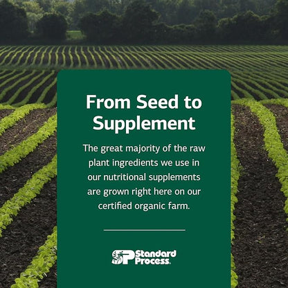 Standard Process SP Complete - Powder Supplement to Aid Muscle Growth & Repair - Immune Health Support with Brussels Sprouts & Calcium - Whole Food-Based Protein Powder Formula - 28 oz, 30 Servings