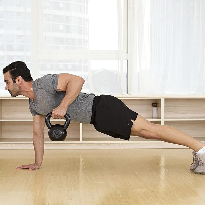 JFIT Kettlebell Weights Cast Iron, 35 LB