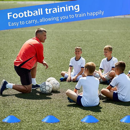 Adjustable Speed Training Hurdles Fitness & Speed Training Equipment with Agility Ladder - Plyometric Fitness & Speed Training – Hurdle/Obstacles for Soccer, Football, Track & Field