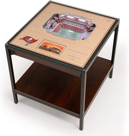 YouTheFan NFL 25-Layer StadiumViews Lighted End Table