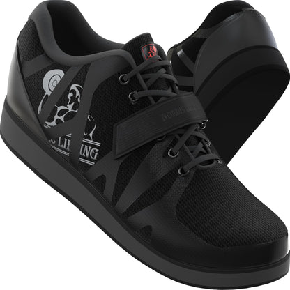 Nordic Lifting Squat Shoes for Men - Deadlift & Lifting Shoes MEGIN Black