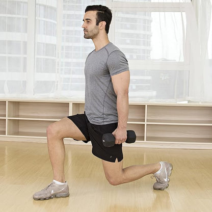 JFIT Dumbbell Pairs or Sets – Neoprene & Vinyl Coated Hand Weights for Home Gym, Strength Training, Aerobics, Cardio Exercise and Fitness