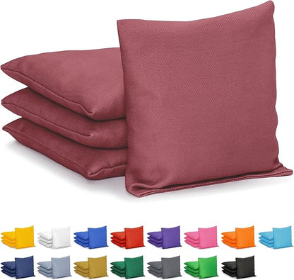 GoSports Classic Cornhole Bean Bags Set of 4-16 Colors Available - Regulation All Weather, Mix and Match