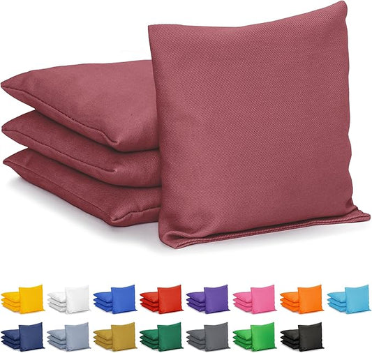 GoSports Classic Cornhole Bean Bags Set of 4-16 Colors Available - Regulation All Weather, Mix and