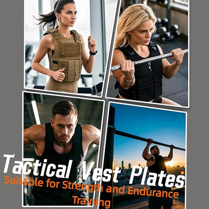OBLT Weight Vest Plates for Full-Body Strength Training-5.5/9.3/14/19 LBS Suitable Crossfit,Outside and Fitness Man& Women