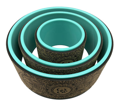 Aozora Yoga Wheel 13" with Most Detailed Book Step by Step Guide on How to Do 30+ Poses,! Perfect