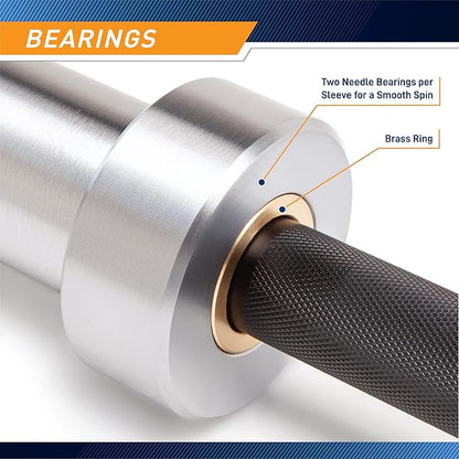 Steelbody IWF Standard 20kg and 15kg Olympic Weight Barbell Multiple Colors Available