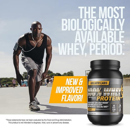 Goliath Labs 100% Whey Protein Powder 10 lb (Vanilla)
