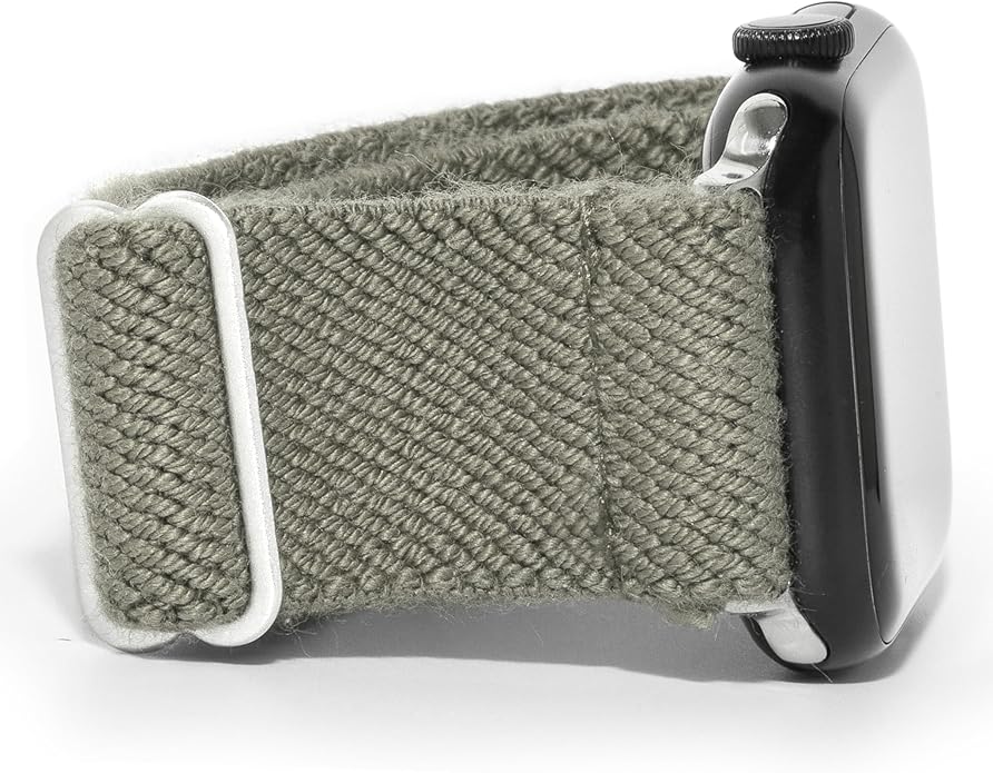 Braxley Bands - Organic Cotton Watch Bands For Women and Men, Compatible With All Apple Watch Sizes and Series - Washable, Sweat-Absorbent, Breathable Fit, Elastic Smart Watch Bands