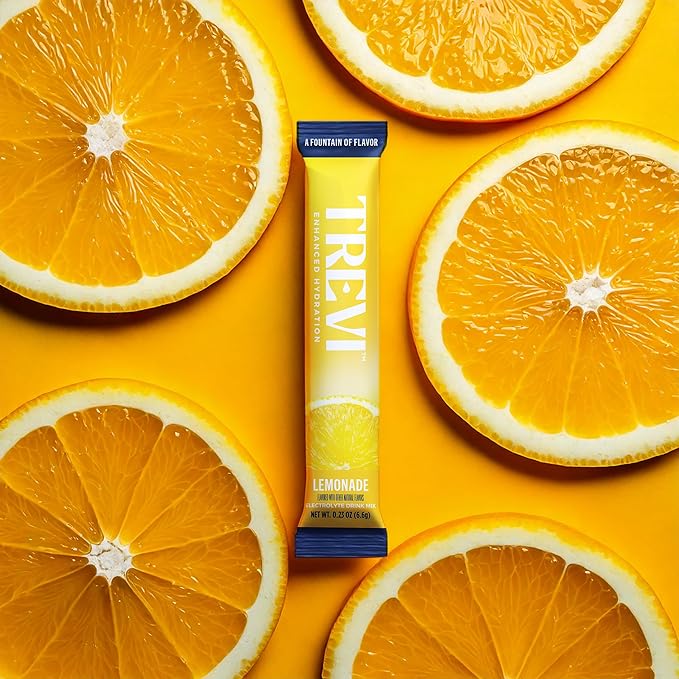 TREVI™ Sugar Free Electrolytes - Drink Mix Hydration Powder Packets - 28 Count - Lemonade