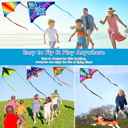 8 Pack Mini Kites for Boys Girls 3-5 6 7 8 Gift & Party Favors, Finger Launcher Kites Easy to Fly Ejection Kite for Kids Teens Ages 4-18 Beach Park Backyard Outdoor Sports Flying Toys