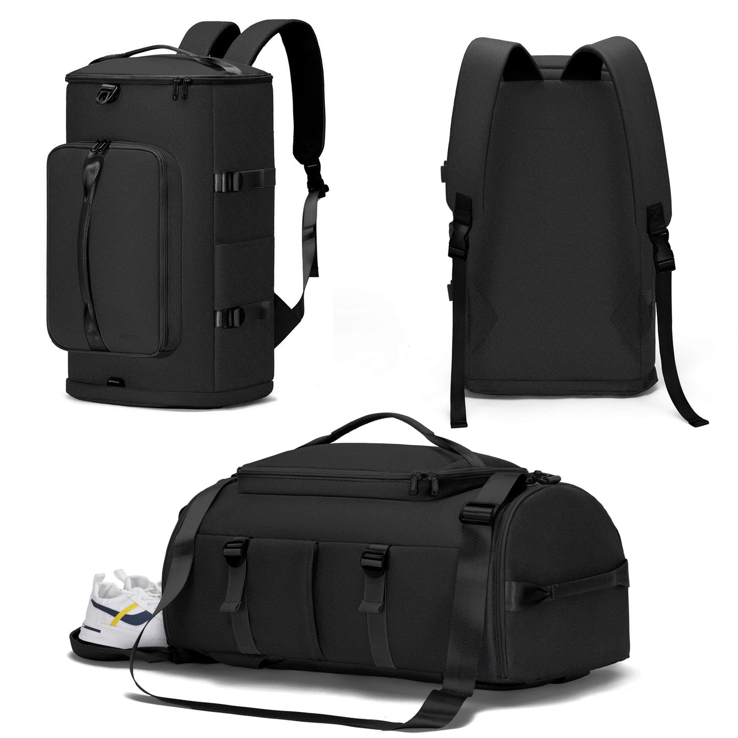 MIYCOO Gym Bag with Shoes Compartment, Duffle Bag, Backpack with Wet Pocket