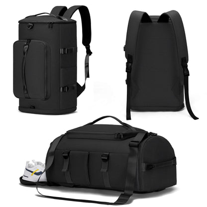 MIYCOO Gym Bag with Shoes Compartment, Duffle Bag, Backpack with Wet Pocket