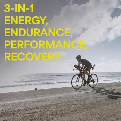 3-in-1 Endurance and Recovery, Hydration, BCAA, Electrolyte Enhanced Drink (Lemon Lime)