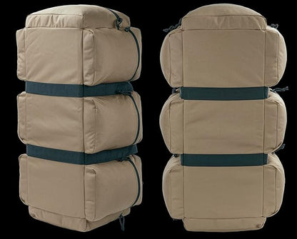 100L Large Military Duffle Bag Deployment Duffel Bag Sports Equipment Travel Luggage Bag with Detachable Backpack Straps…