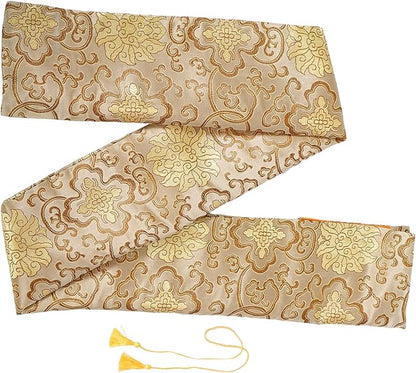 Silk Bag, Katanas Wakizashi Cover Carry Bag Chinese Taichi Carrying Bag Cover Case Pouch with Golden Tassel for Cosplay