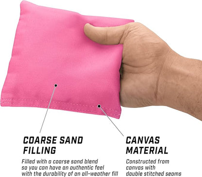 GoSports Classic Cornhole Bean Bags Set of 4-16 Colors Available - Regulation All Weather, Mix and Match