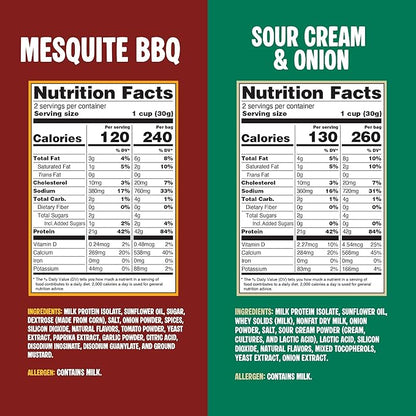 Twin Peaks Low Carb, Keto Friendly Protein Puffs, 2 Serving 12 Pack, (60g, 42g Protein, 4g Carbs)