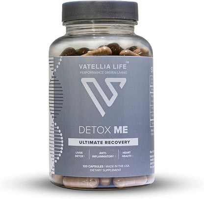 New from Detox Me - Boosts Energy Sulfite Elimination - Supports Digestion & Gut Health - Vitamin K2 (MK-4), Plus B12, Folate - 60 Day Supply - Supplement for Men and Women - 120 Count