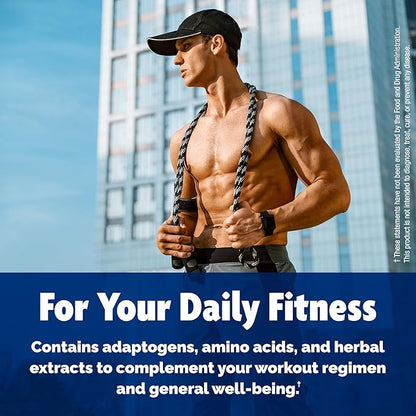 Testosterone Booster Supplement for Men - Male Enhancing Test Boost - Ashwagandha, Tongkat Ali, Rhodiola, Tribulus, Vitamin D3, B6, B12 - Workout, Muscle Builder, Strength, Energy, Performance - 120ct