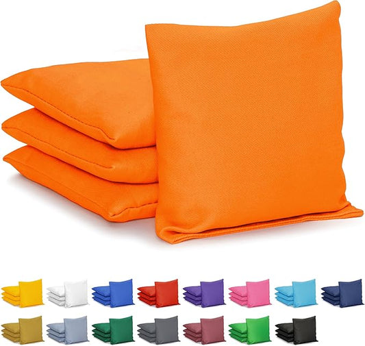 GoSports Classic Cornhole Bean Bags Set of 4-16 Colors Available - Regulation All Weather, Mix and